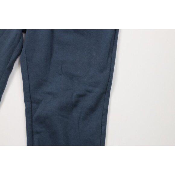 Vintage Y2K Hurley Surfing Mens Large Faded Cuffed Sweatpants Joggers Steel Blue - Picture 5 of 15